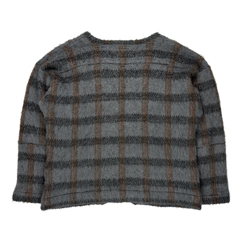 Brushed Mohair Slash & Sew Sweater