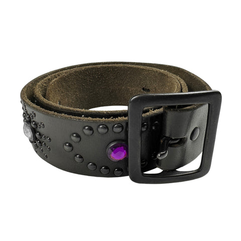SS/AW03 Jeweled Leather Belt