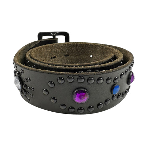 SS/AW03 Jeweled Leather Belt