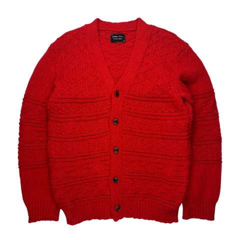 SS/AW03 Red Knit Cardigan