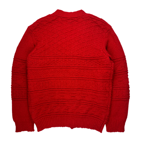 SS/AW03 Red Knit Cardigan