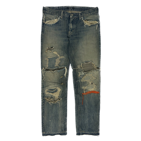SS10 68 Orange Yarn Jeans